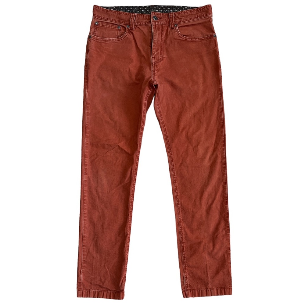 PrAna Born From The Experience Breathe Men 33x32 Burt Slim Fit Straight Pants